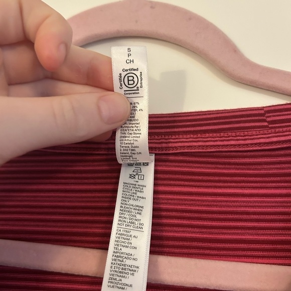 Athleta Cloud light Stratus Striped Long Sleeve Small - Picture 3 of 4